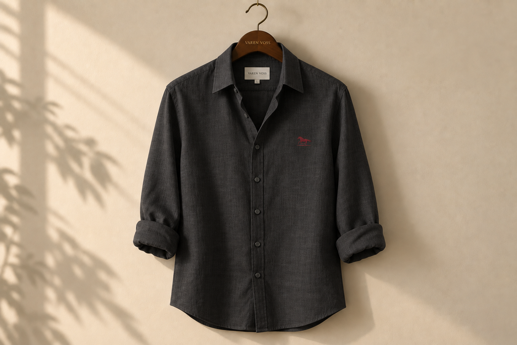 Signature Black || Heavy Cotton Shirt