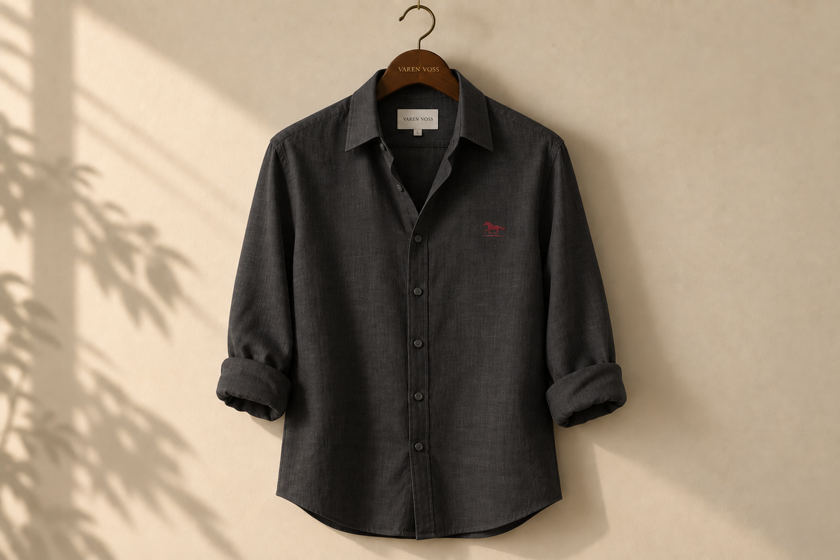 Signature Black || Heavy Cotton Shirt