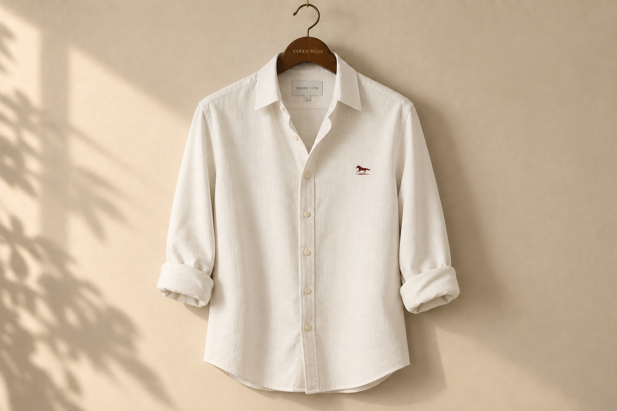 Ivory White || Heavy Cotton Shirt
