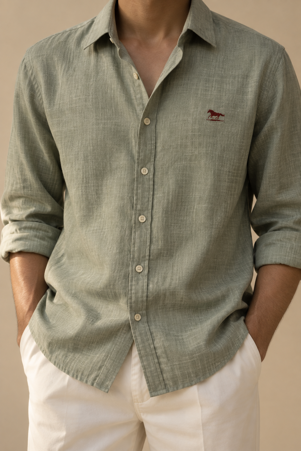 Forest Green || Heavy Cotton Shirt