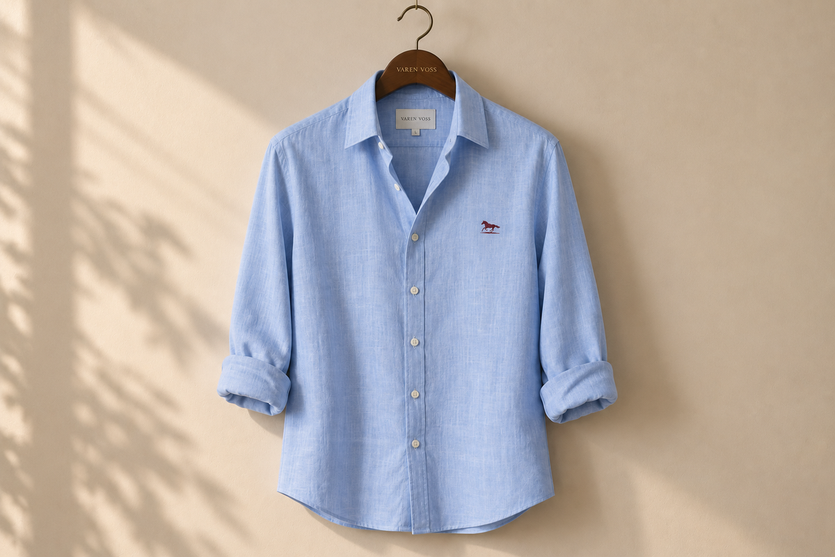 Jodhpur Blue || Linen Shirt for men